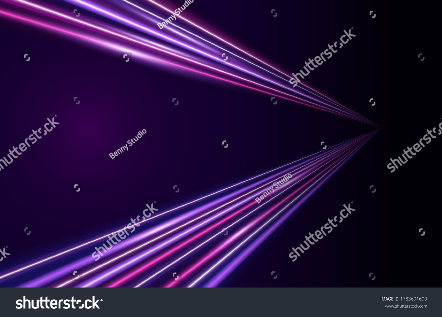 Modern Concept Light Speed Lines Background Stock Vector (Royalty Free ...