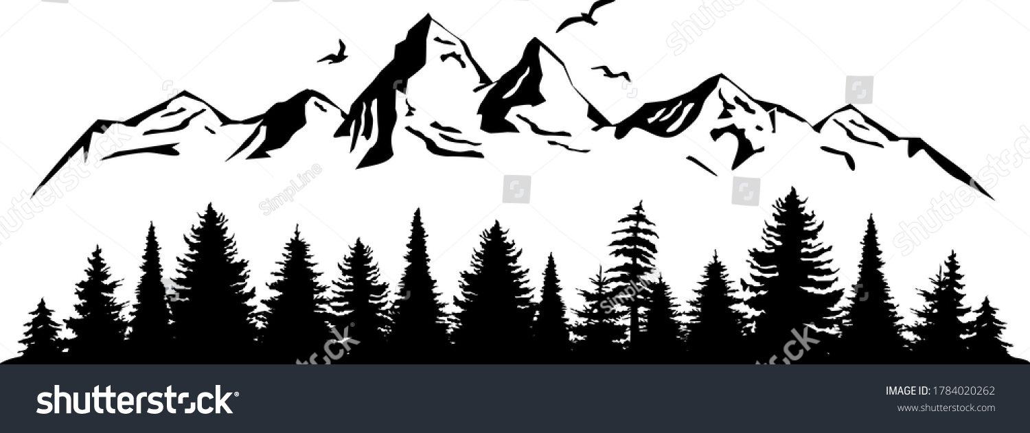 120,280 Snow mountain and silhouette Images, Stock Photos & Vectors ...