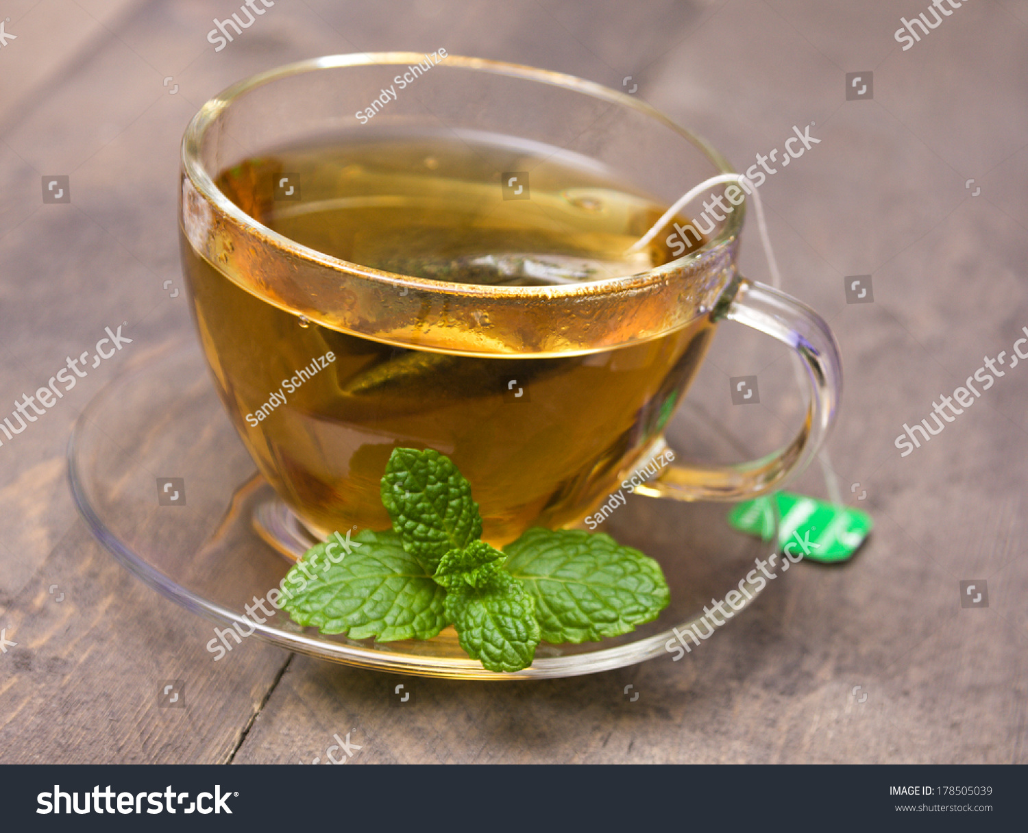 peppermint tea bag