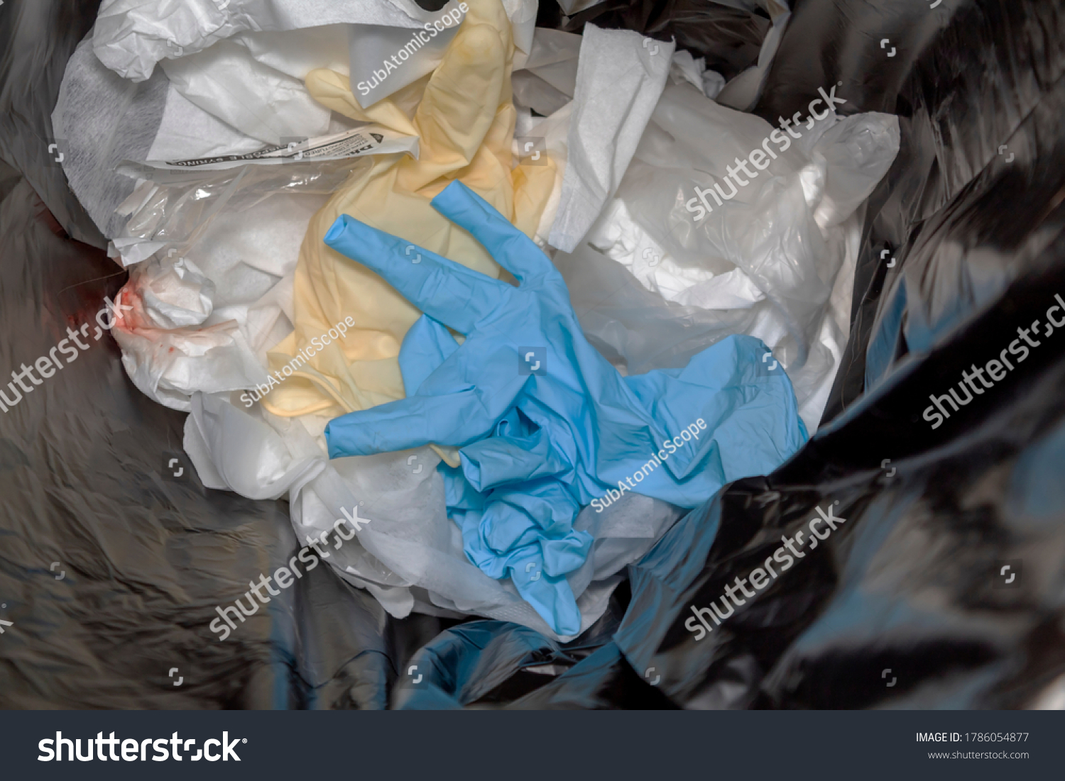 Disposal Use Ppe Trash Stock Photo 1786054877 | Shutterstock