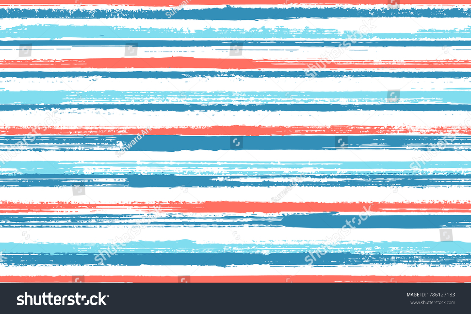 Watercolor Hand Drawn Parallel Lines Vector Stock Vector (Royalty Free ...