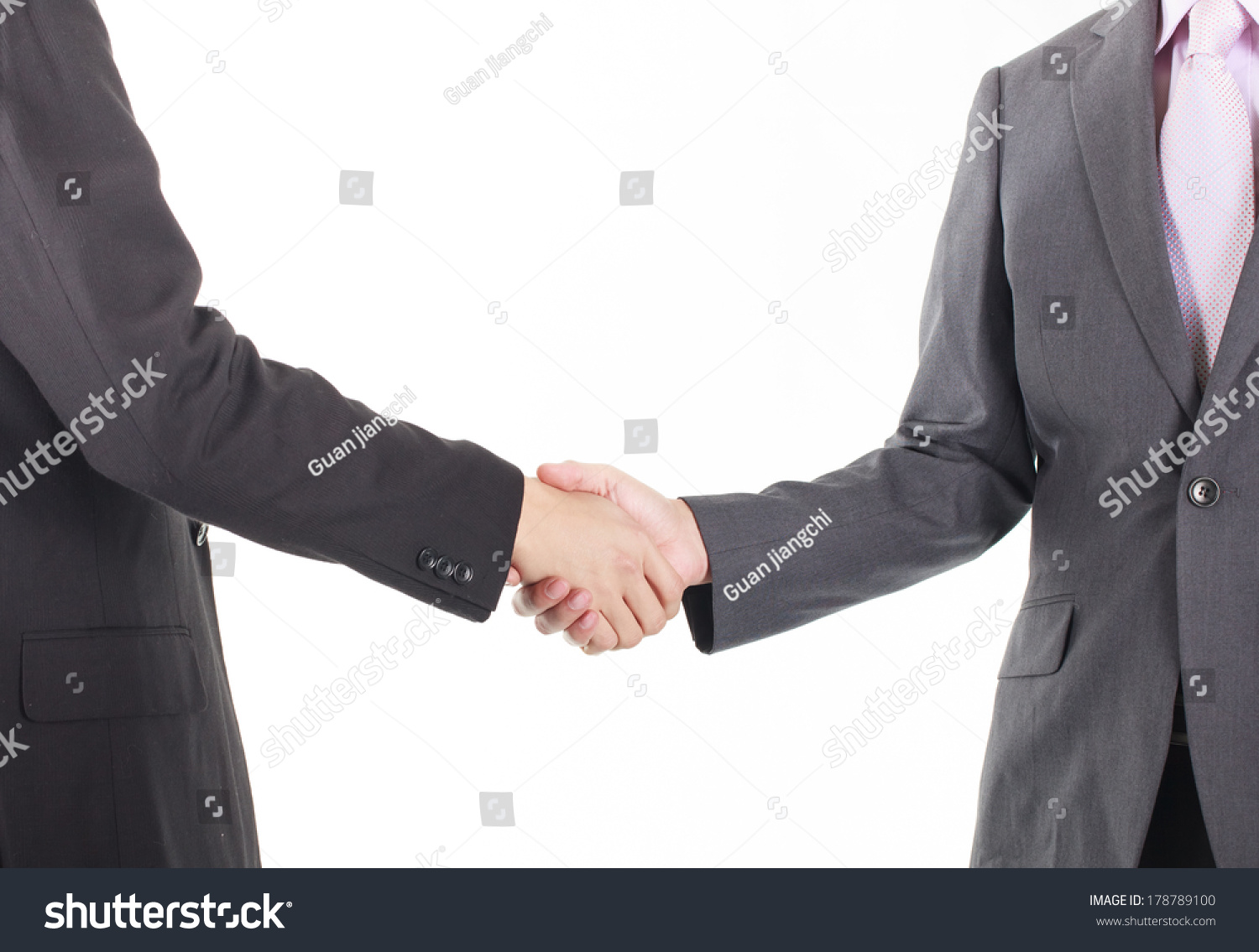 Handshake Isolated On White Background Stock Photo 178789100 | Shutterstock