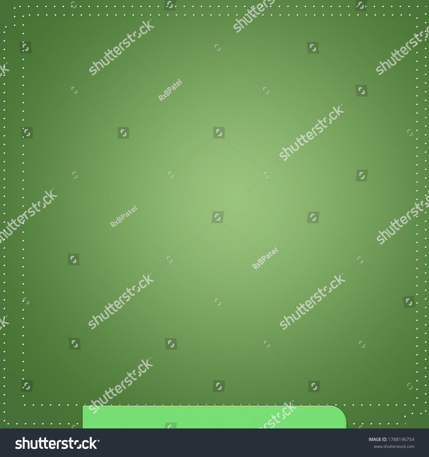 Modern Green Empty Background White Dott Stock Illustration 1788196754 ...