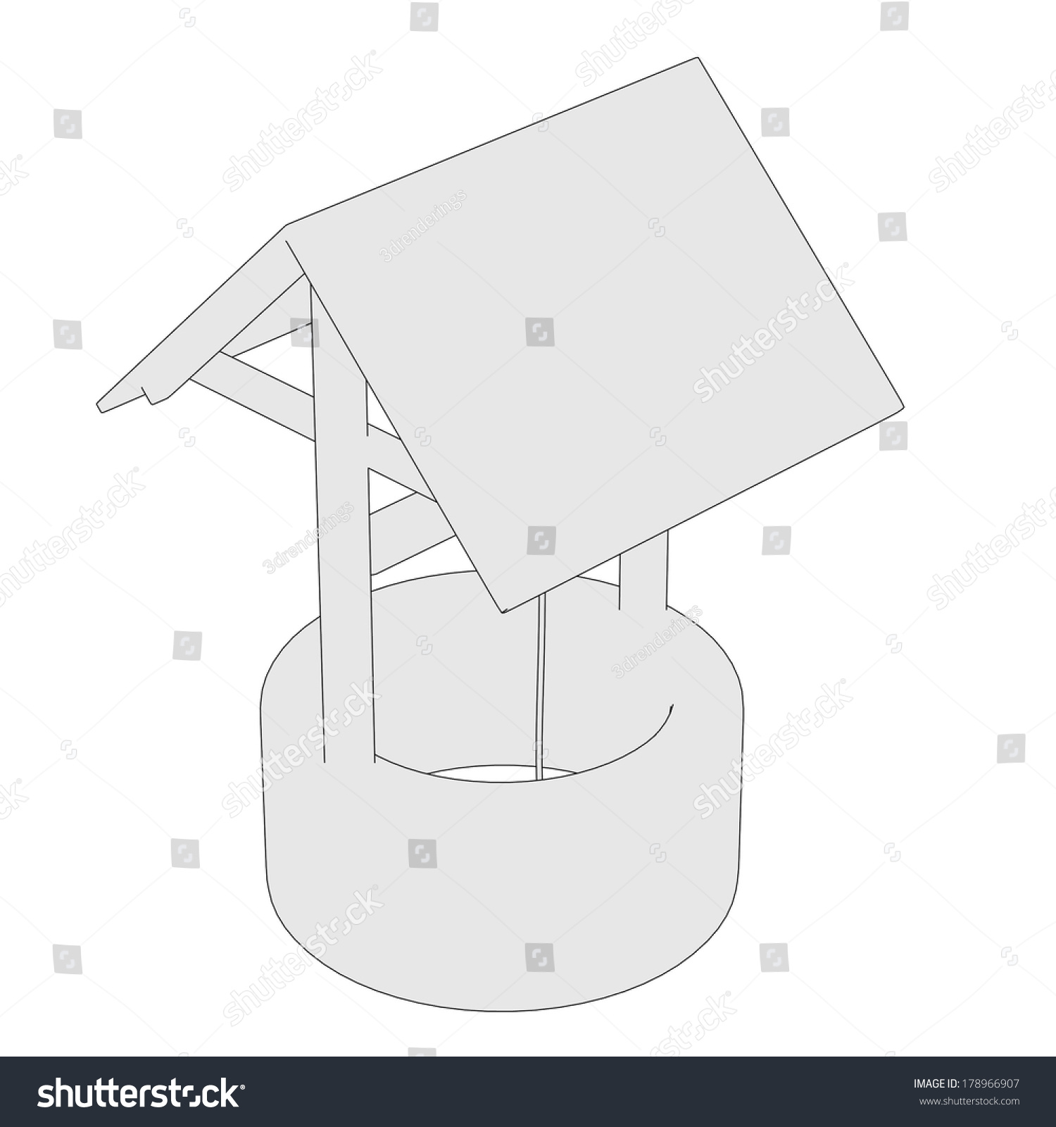 Cartoon Image Water Well Stock Illustration 178966907 | Shutterstock