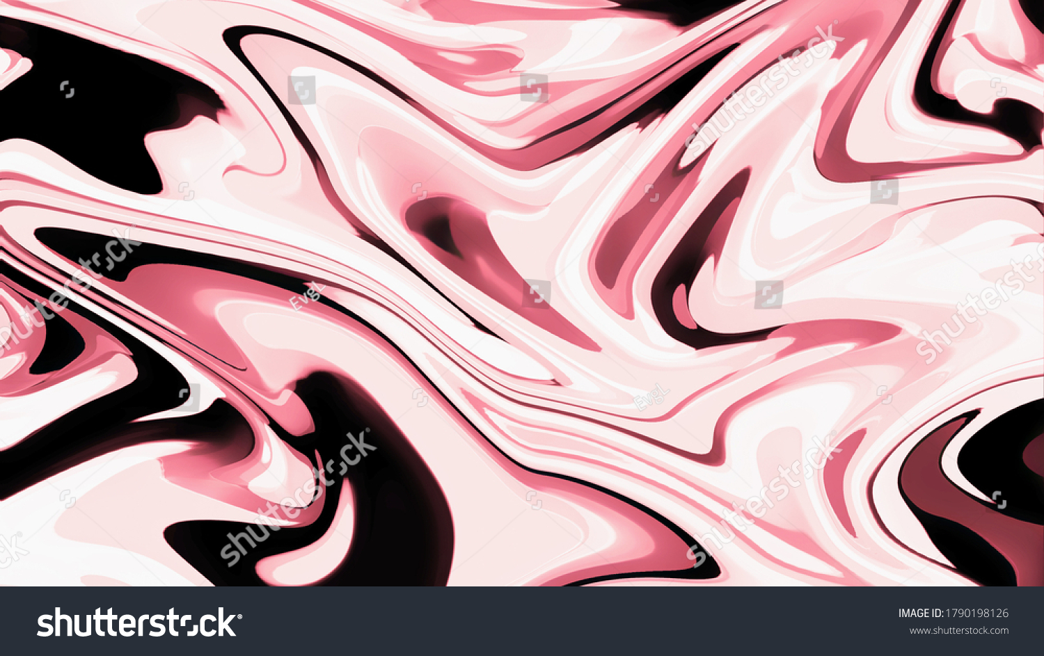 Beautiful Pink Abstract Background Liquid Marble Stock Illustration ...