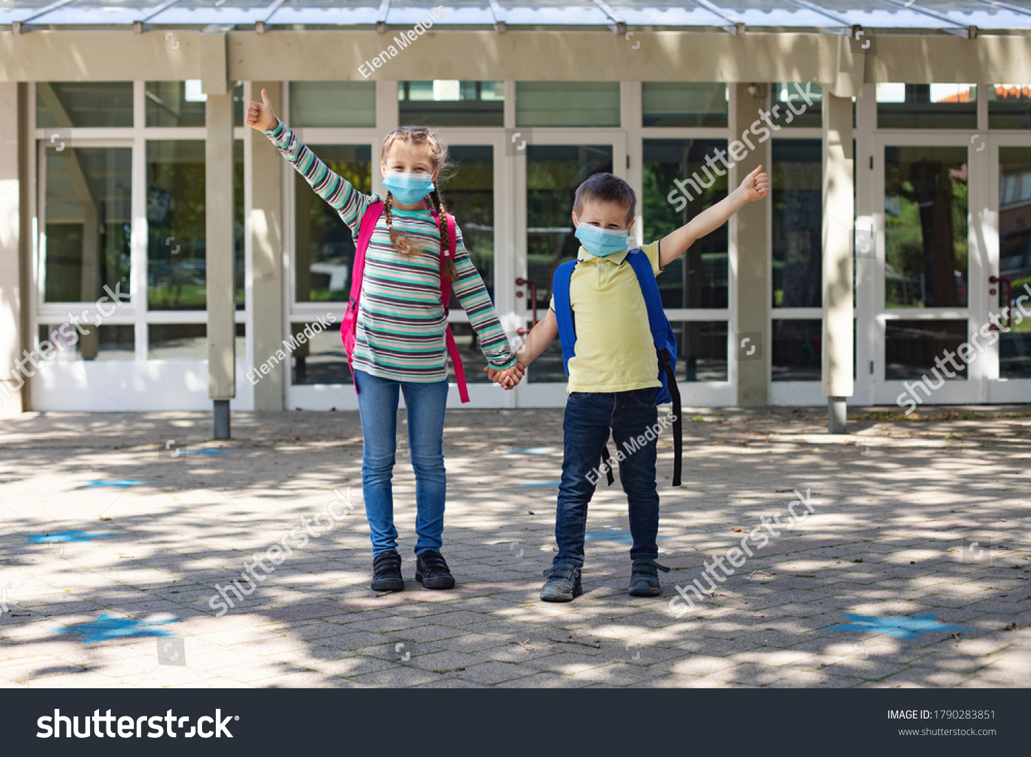 Sister Brother Return School After Vacation Stock Photo 1790283851 Sister Brother Return School After Vacation Stock Photo 1790283851