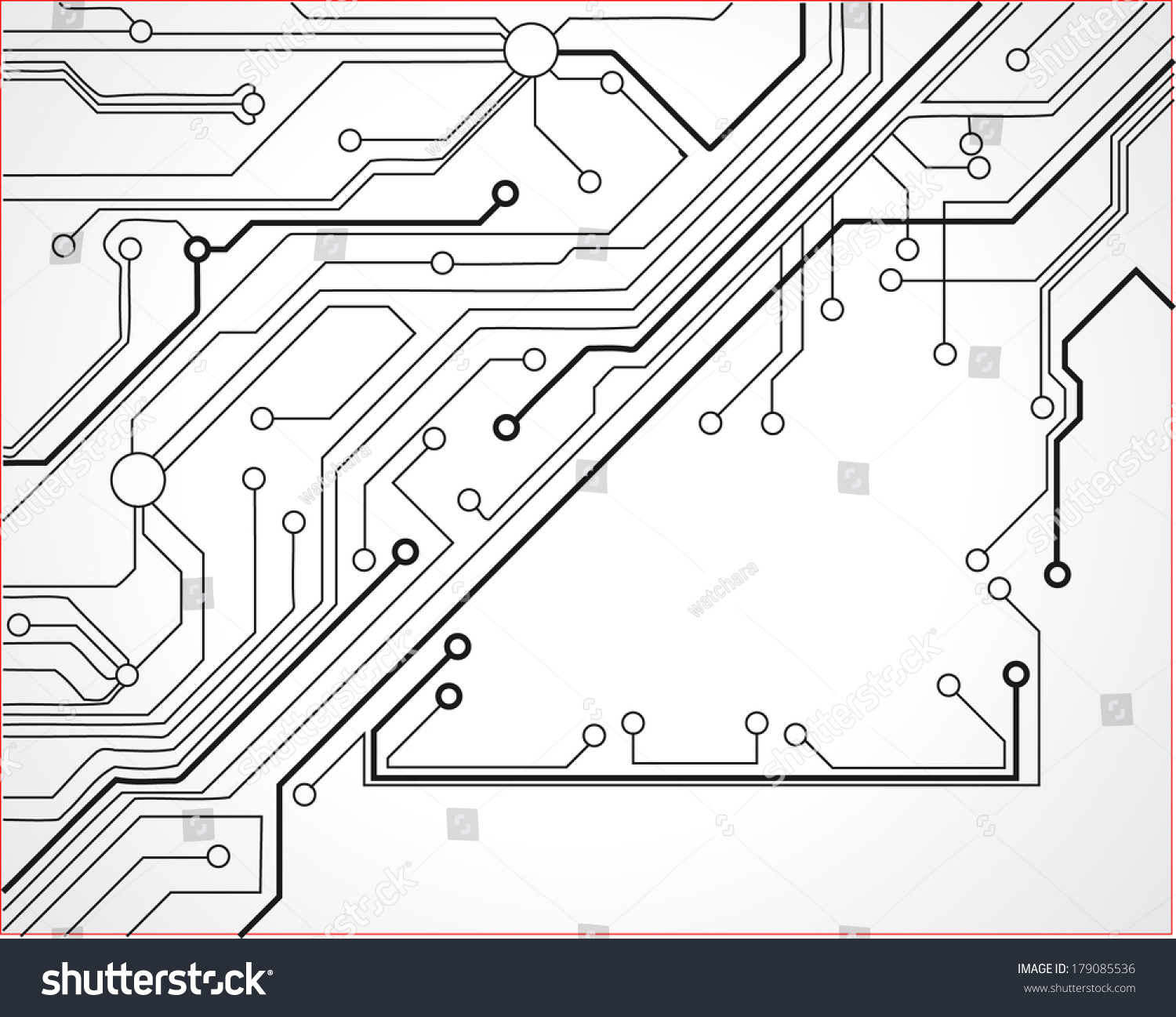 Circuit Board Vector Background Texture Stock Vector (Royalty Free ...