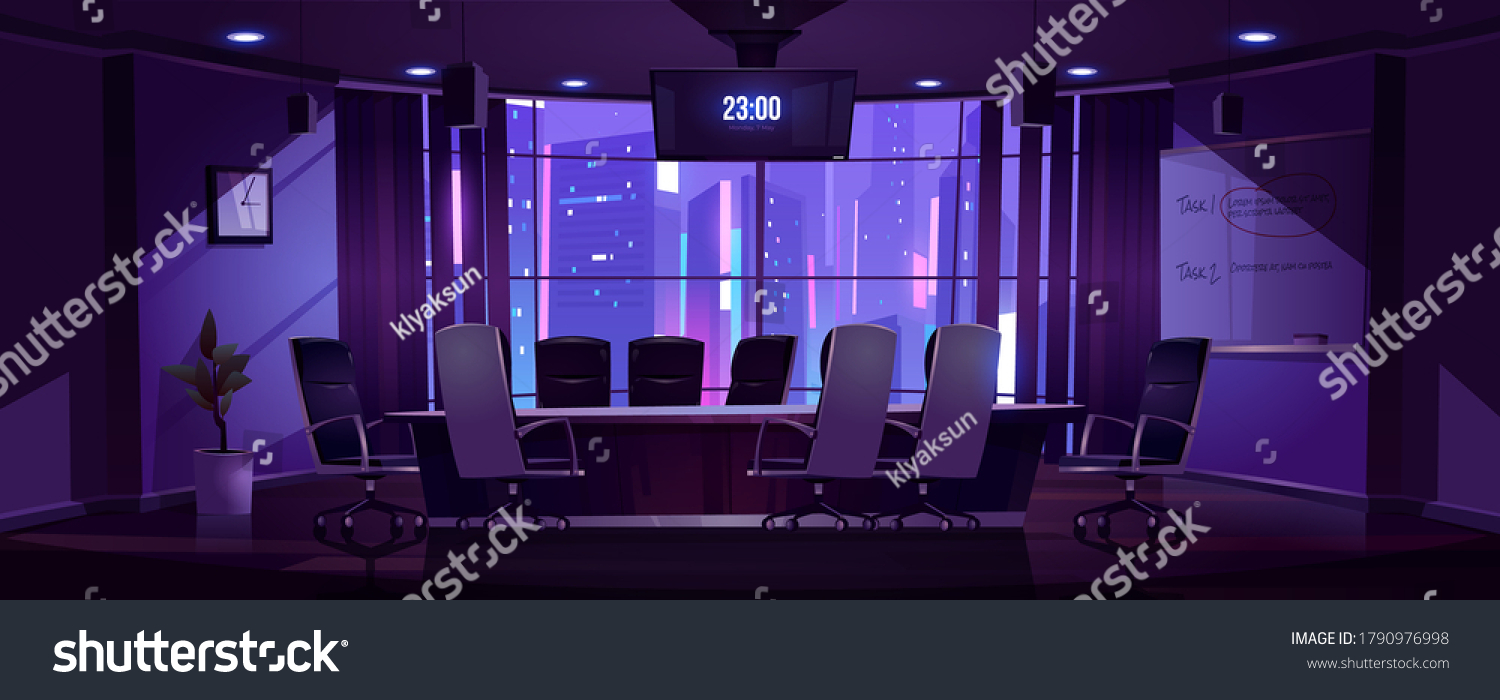 conference-room-business-meetings-presentation-team-stock-vector