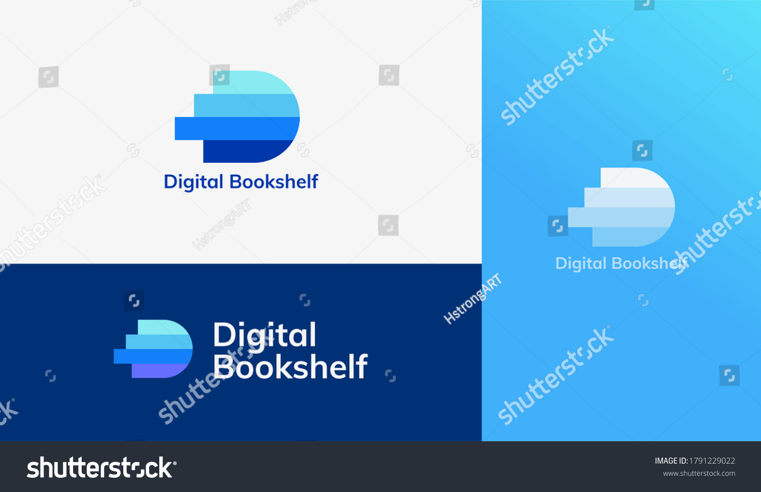 Letter D Logo Book Pile Design Stock Illustration 1791229022 | Shutterstock