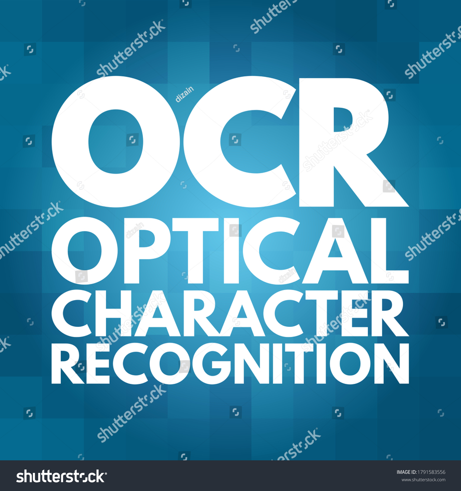 Ocr Optical Character Recognition Process That Stock Vector Royalty Ocr Optical Character Recognition Process That Stock Vector Royalty
