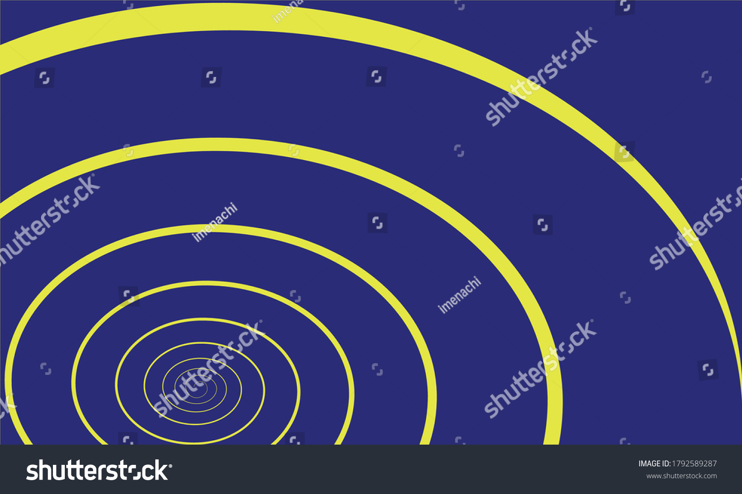 Background Blue Yellow Spiral Presentations Powerpoints Stock Vector ...