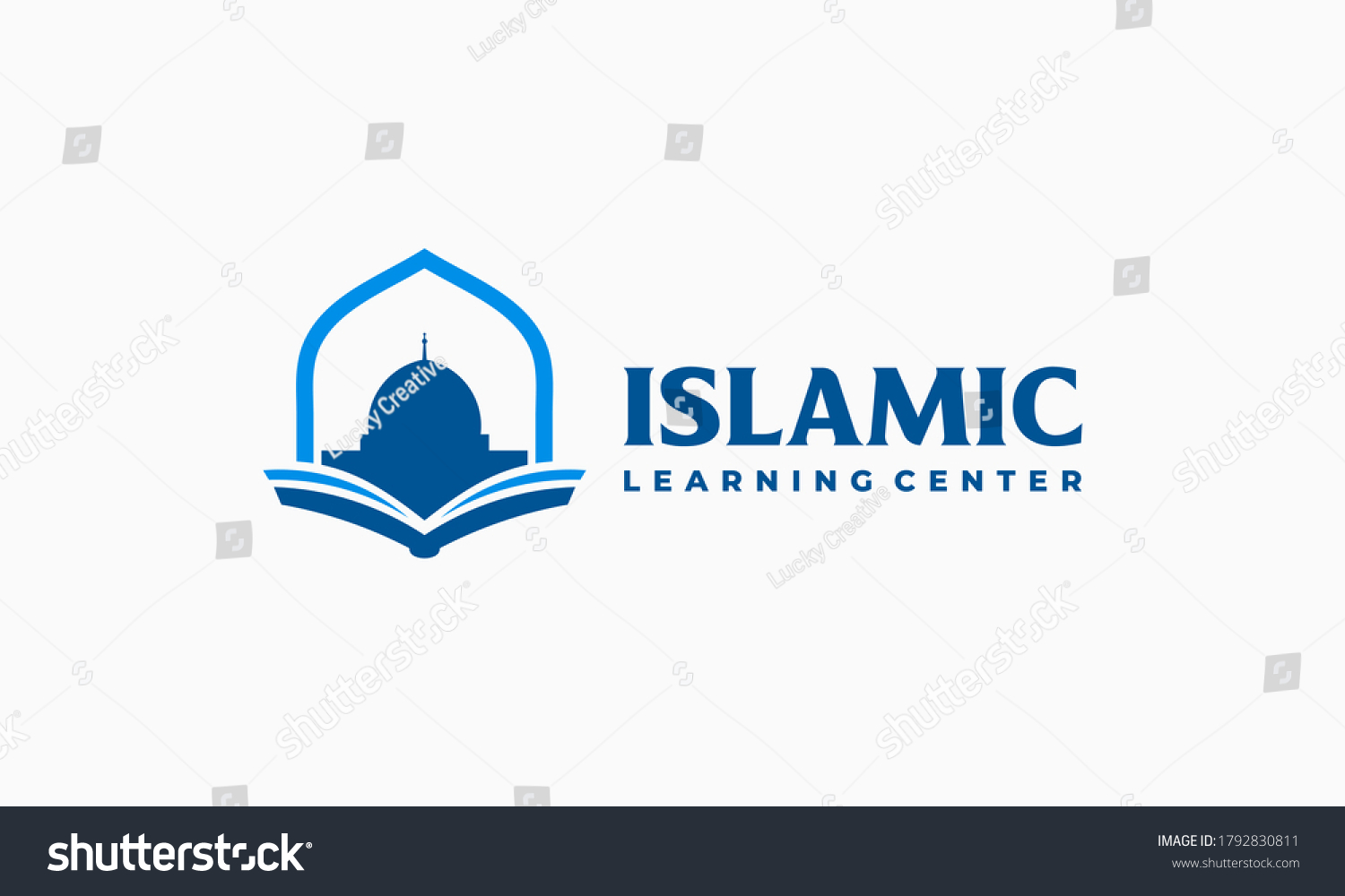 Muslim Learn Logo Islam Learning Logo Stock Vector (Royalty Free ...