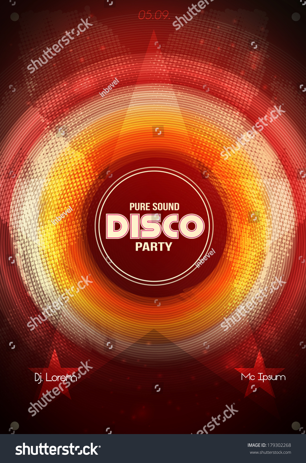 disco-party-flyer-background-template-vector-stock-vector-royalty-free