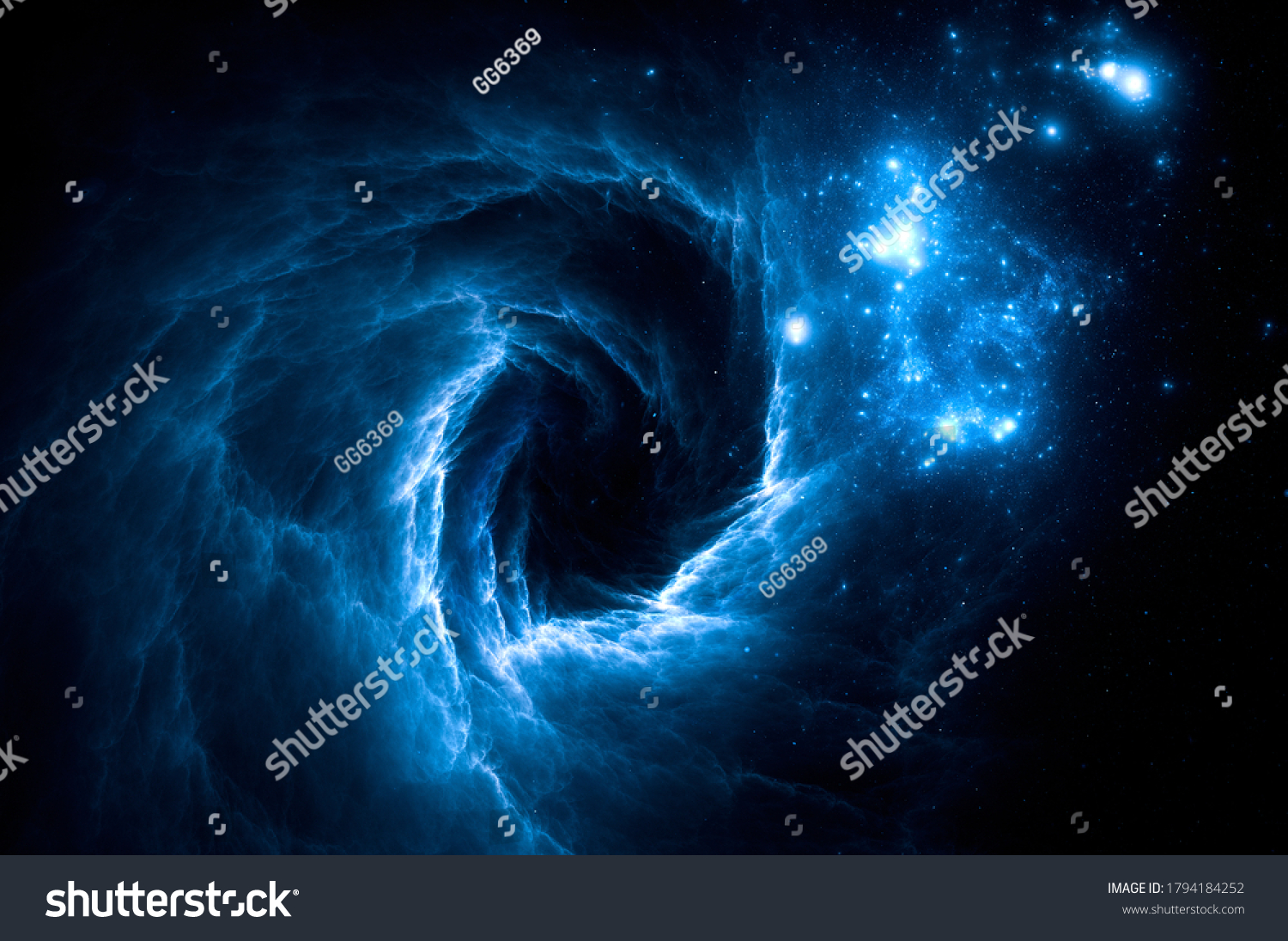 Illustration Galaxy Space Background Universe Consists Stock ...