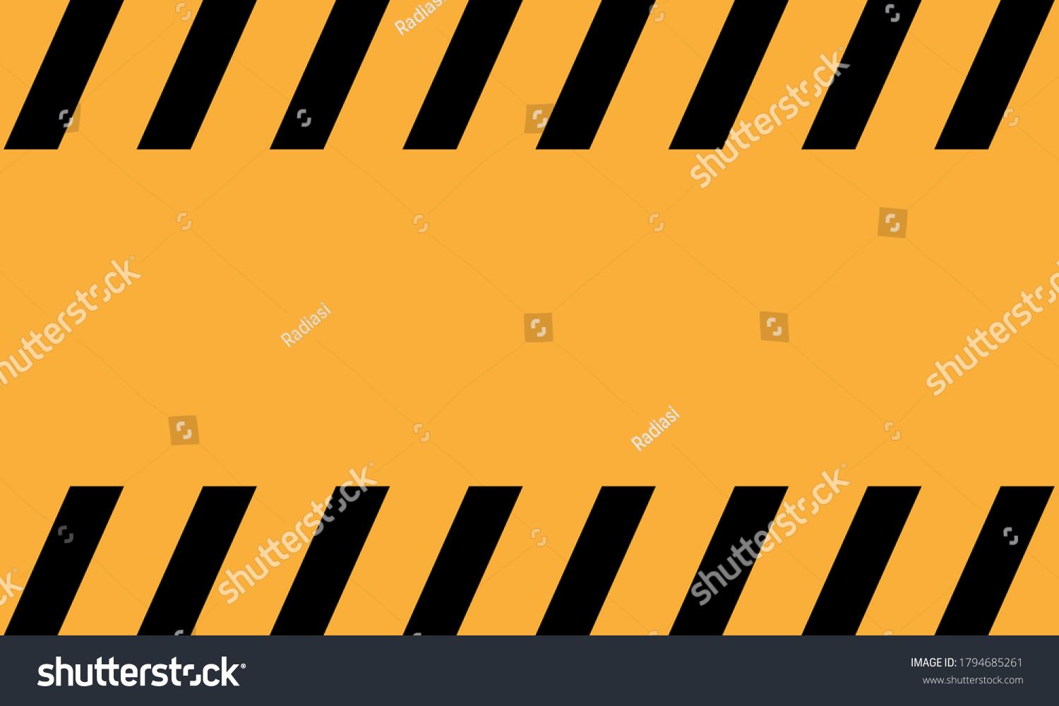 Construction Background Black Yellow Stock Vector (Royalty Free ...