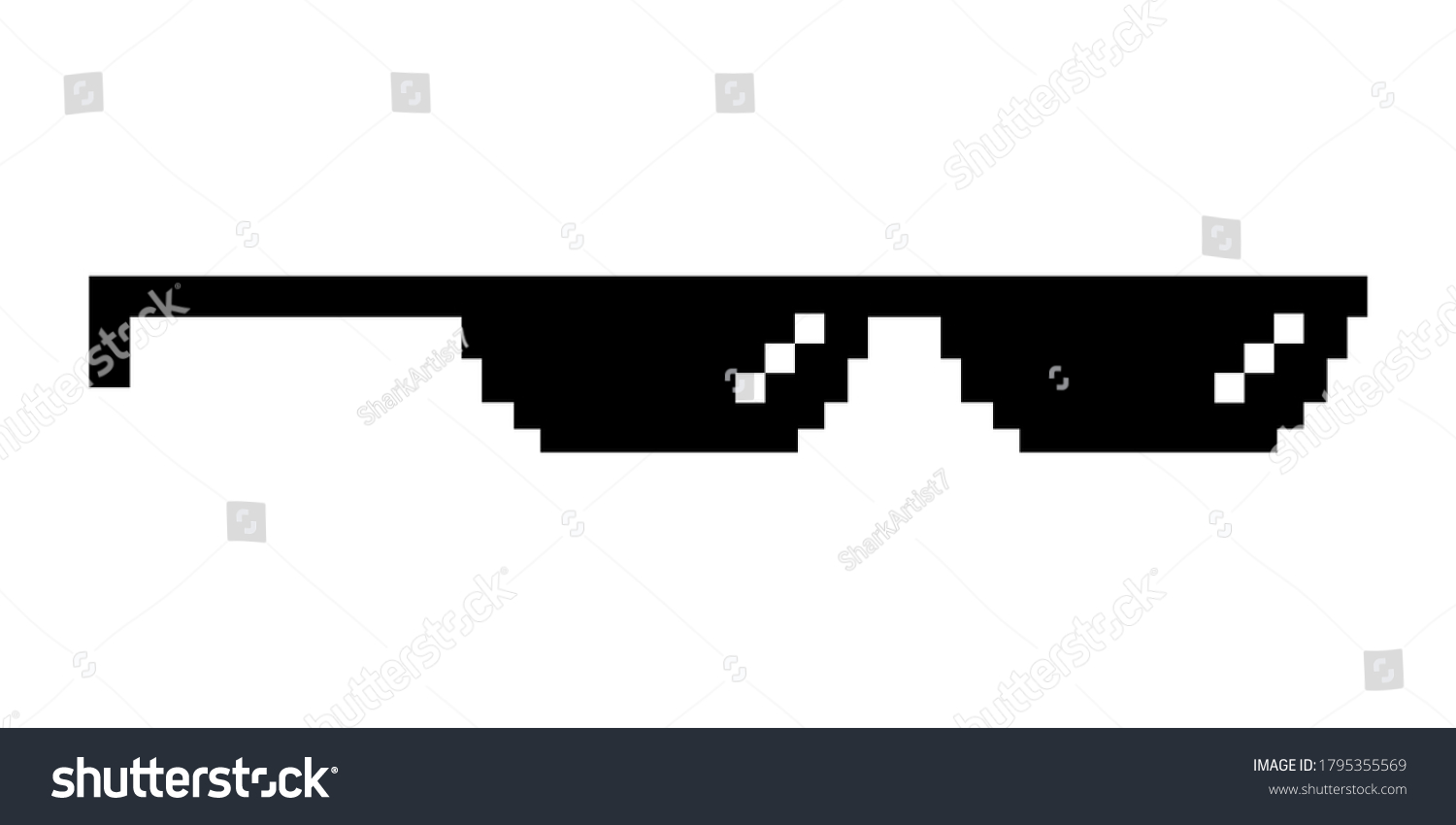 cool pixel sunglasses