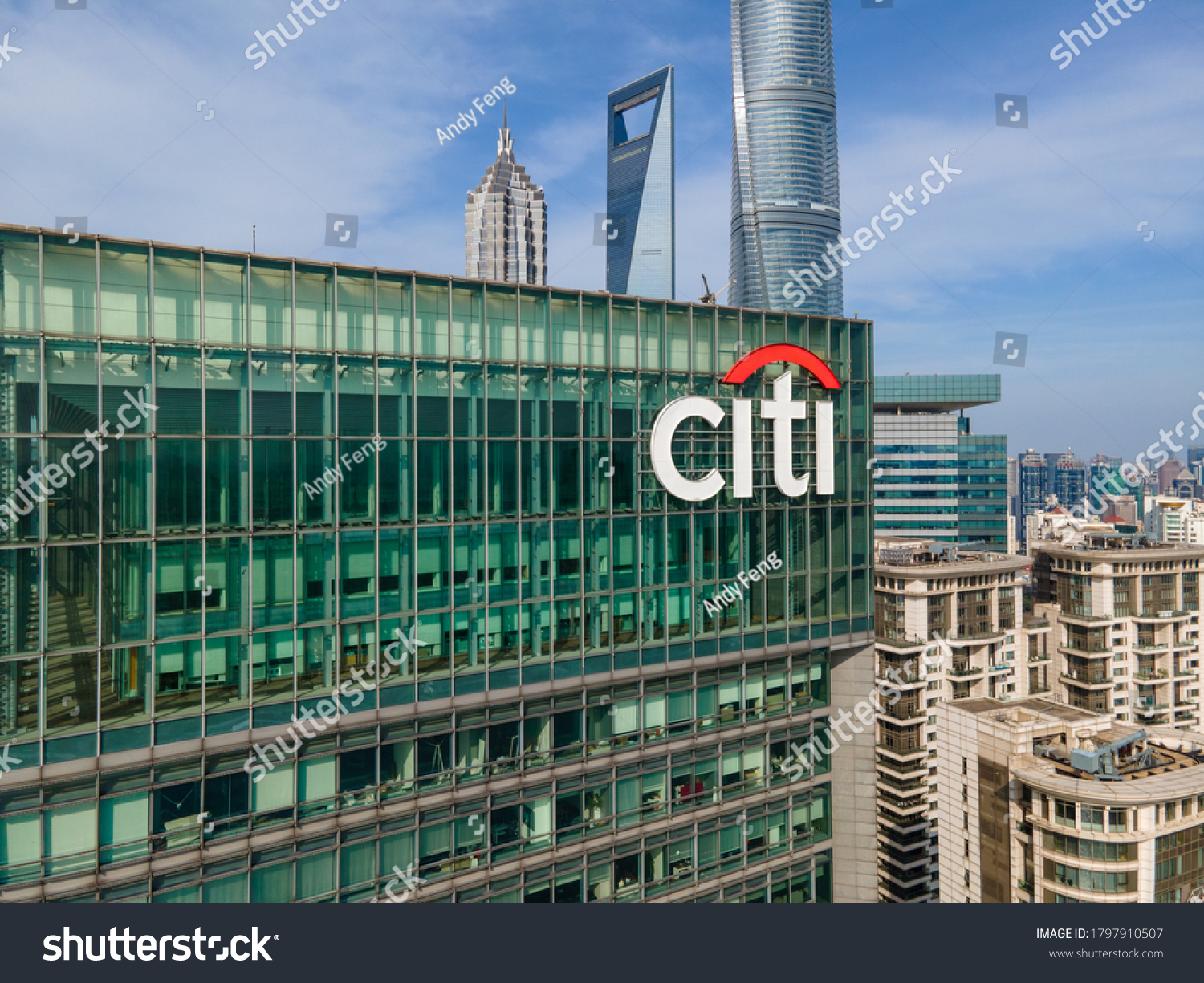 Shanghai China Aug 2 Aerial Stock Photo Shutterstock