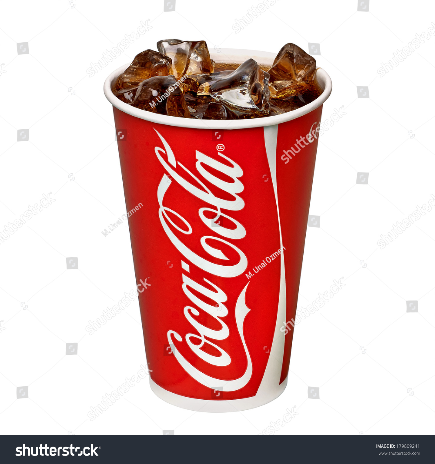 Editorial Photo Classic Cocacola Takeaway Cup Stock Photo 179809241 ...