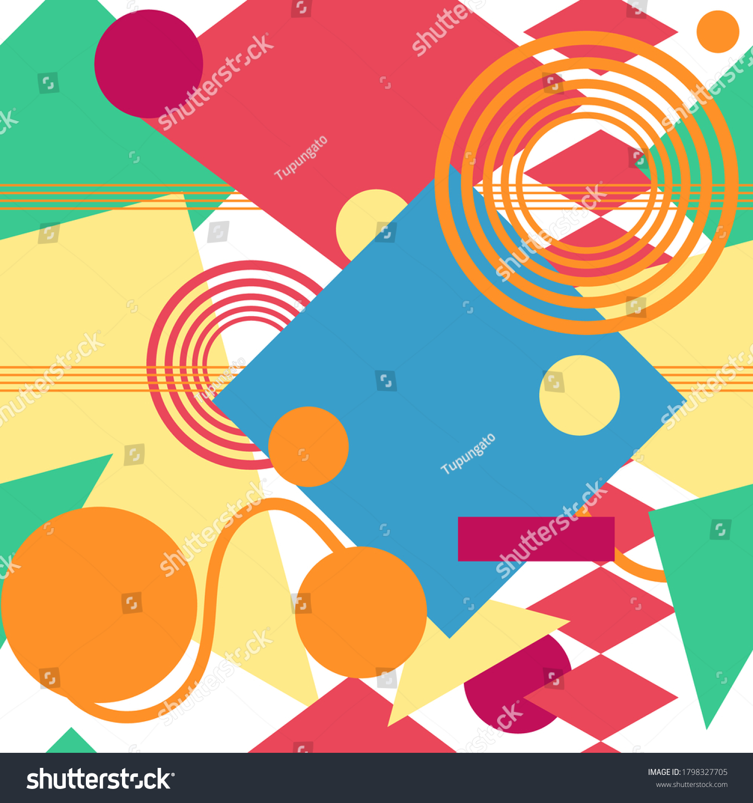 Colorful Seamless 2000s Style Background Urban Stock Vector (Royalty ...