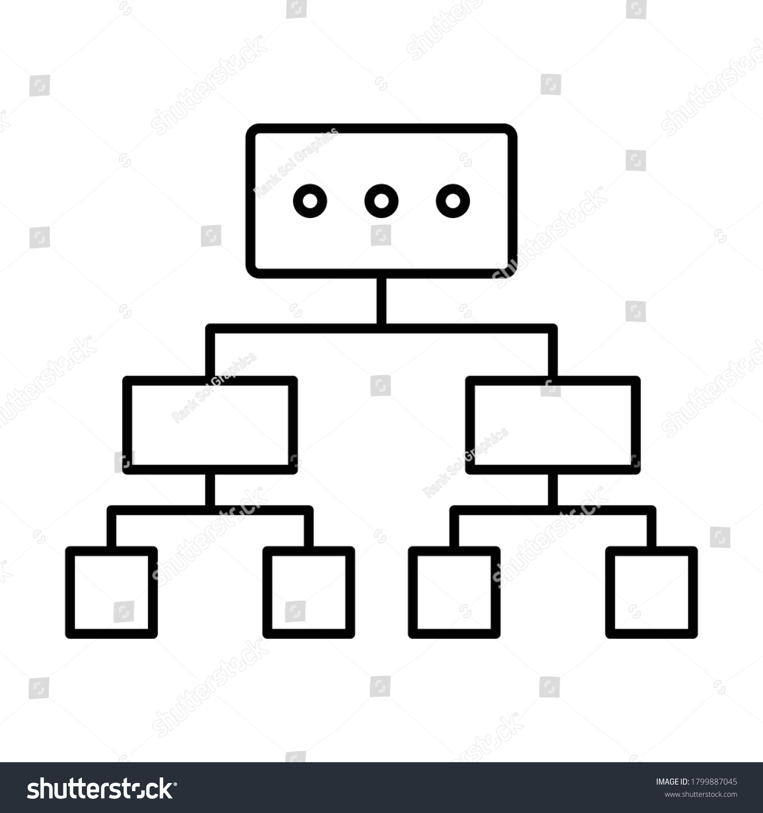 Diagram Line Style Vector Icon Which Stock Vector (Royalty Free ...