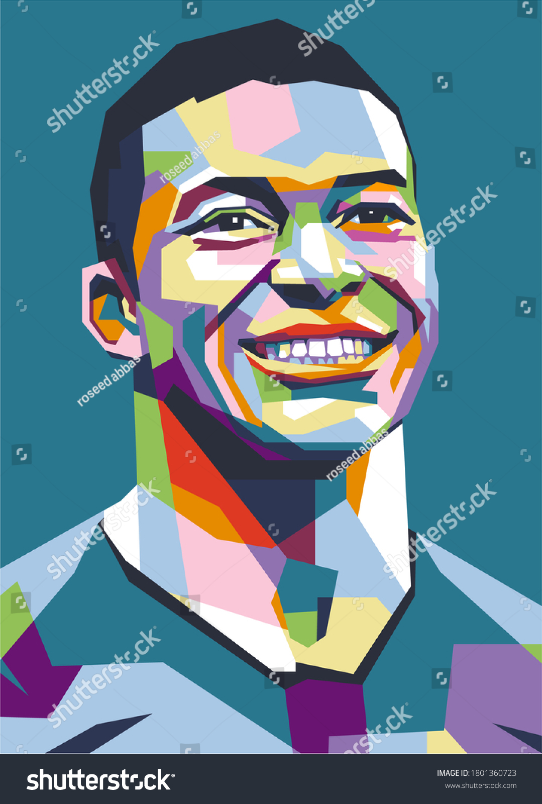 West Nusa Tenggaraindonesiaaugust 242020 Kylian Mbappe Stock Vector ...