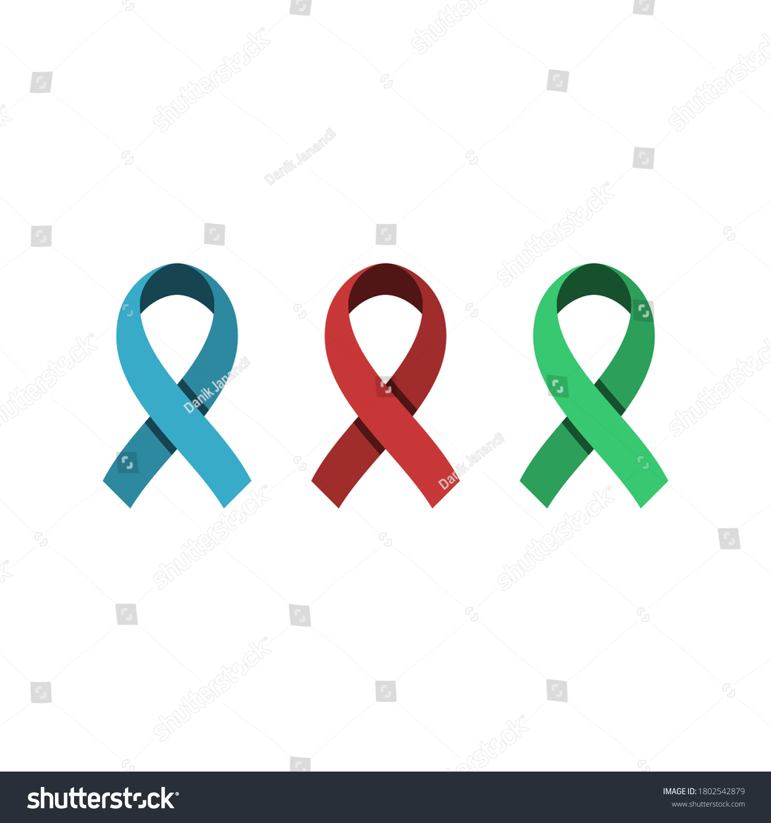 Awareness Ribbons Vector Design Image Stock Vector Royalty Free 1802542879 Shutterstock