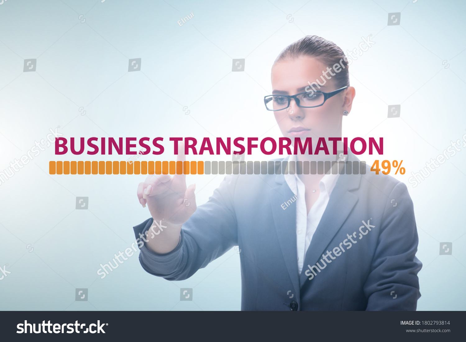 Concept Corporate Business Transformation Stock Photo 1802793814 ...