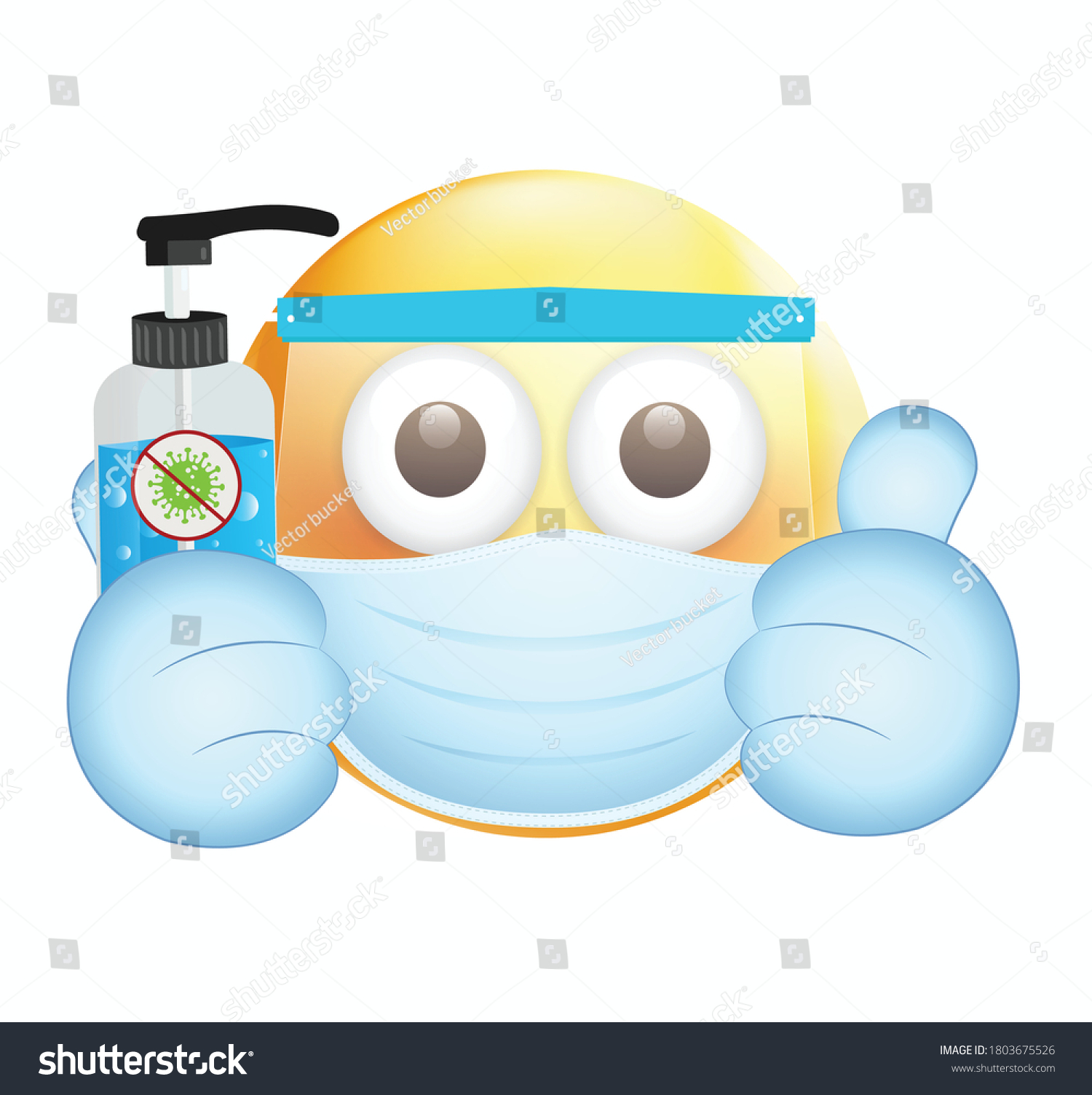 High Quality Emoticon On White Backgroundemoji Stock Vector (Royalty ...