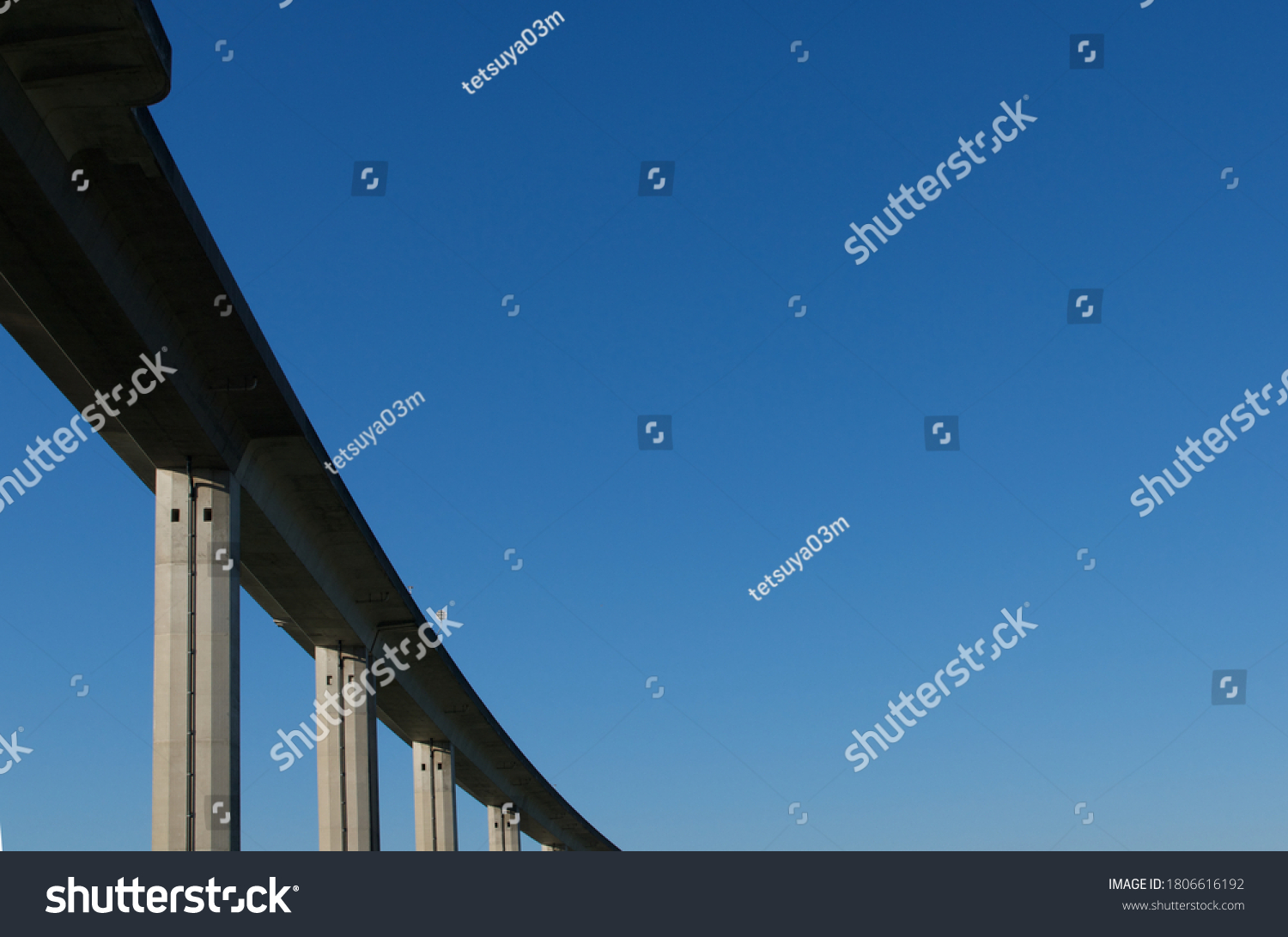 Piers Girders Japanese Elevated Expressway Stock Photo 1806616192 ...