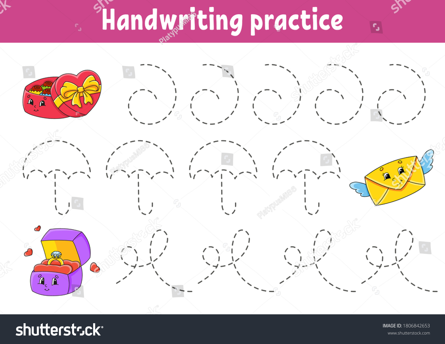 17,138 Hand Writing Practice Images, Stock Photos & Vectors | Shutterstock