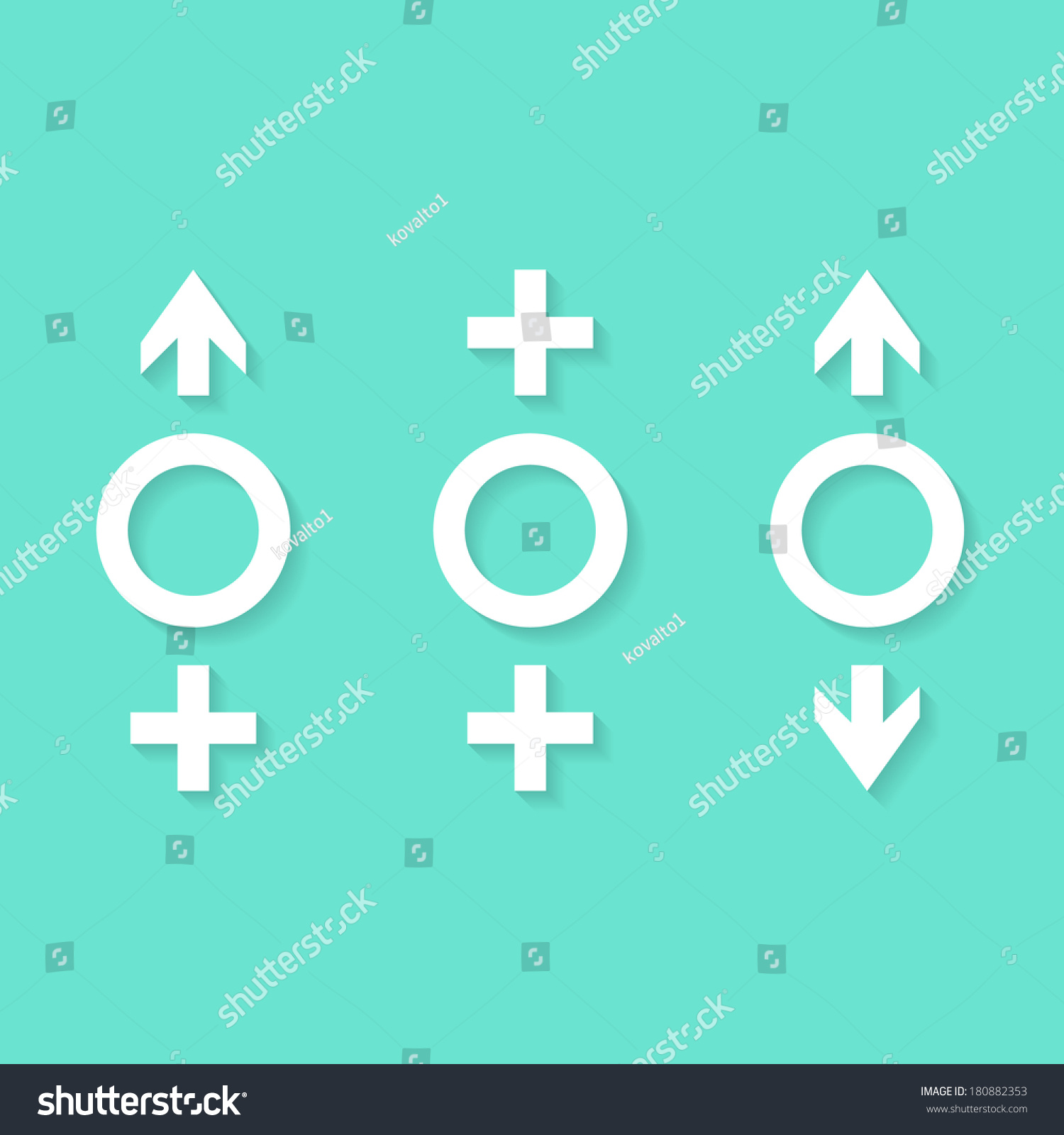 Sex Symbols Stock Vector Royalty Free 180882353 Shutterstock 1170