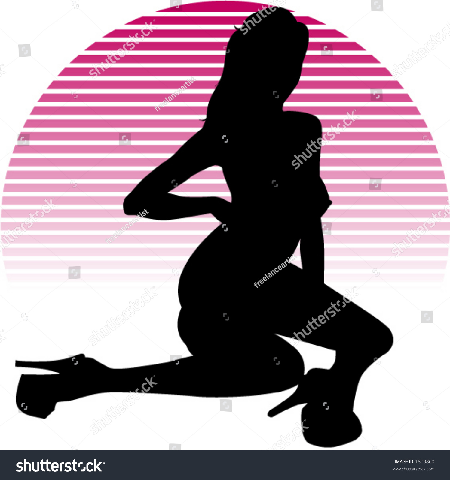 Stripper Dancing Stock Vector Royalty Free Shutterstock