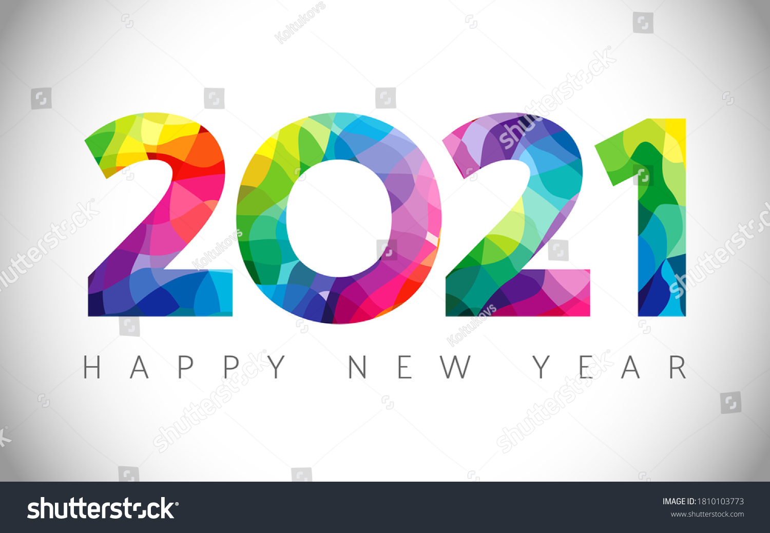 2021 Happy New Year Congrats Concept Stock Vector (Royalty Free ...