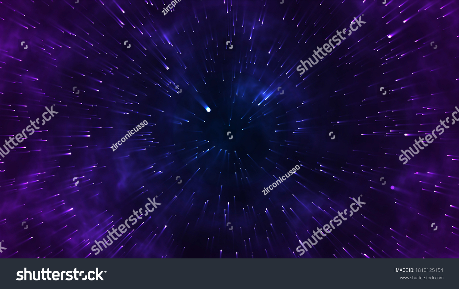 Star Flying Throught Space Scientific Films Stock Illustration ...