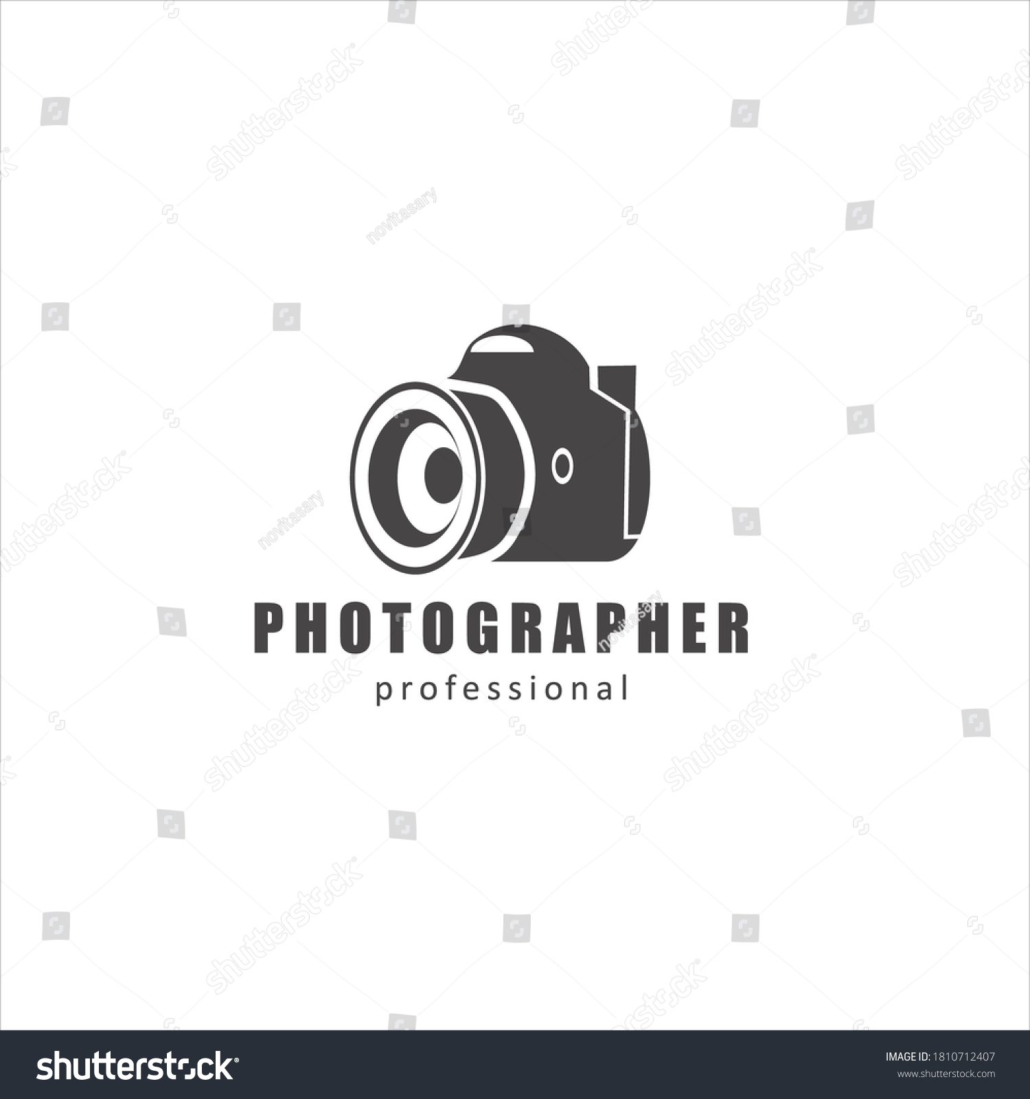 Camera Logo Silhouette Icon Vector Stock Vector (Royalty Free ...