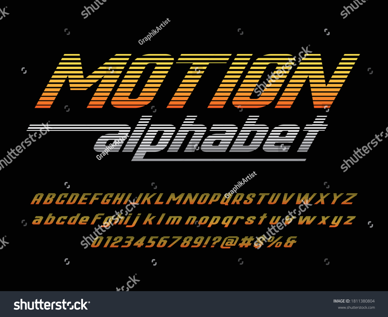 Speed Racing Style Alphabet Design Stock Vector (Royalty Free ...