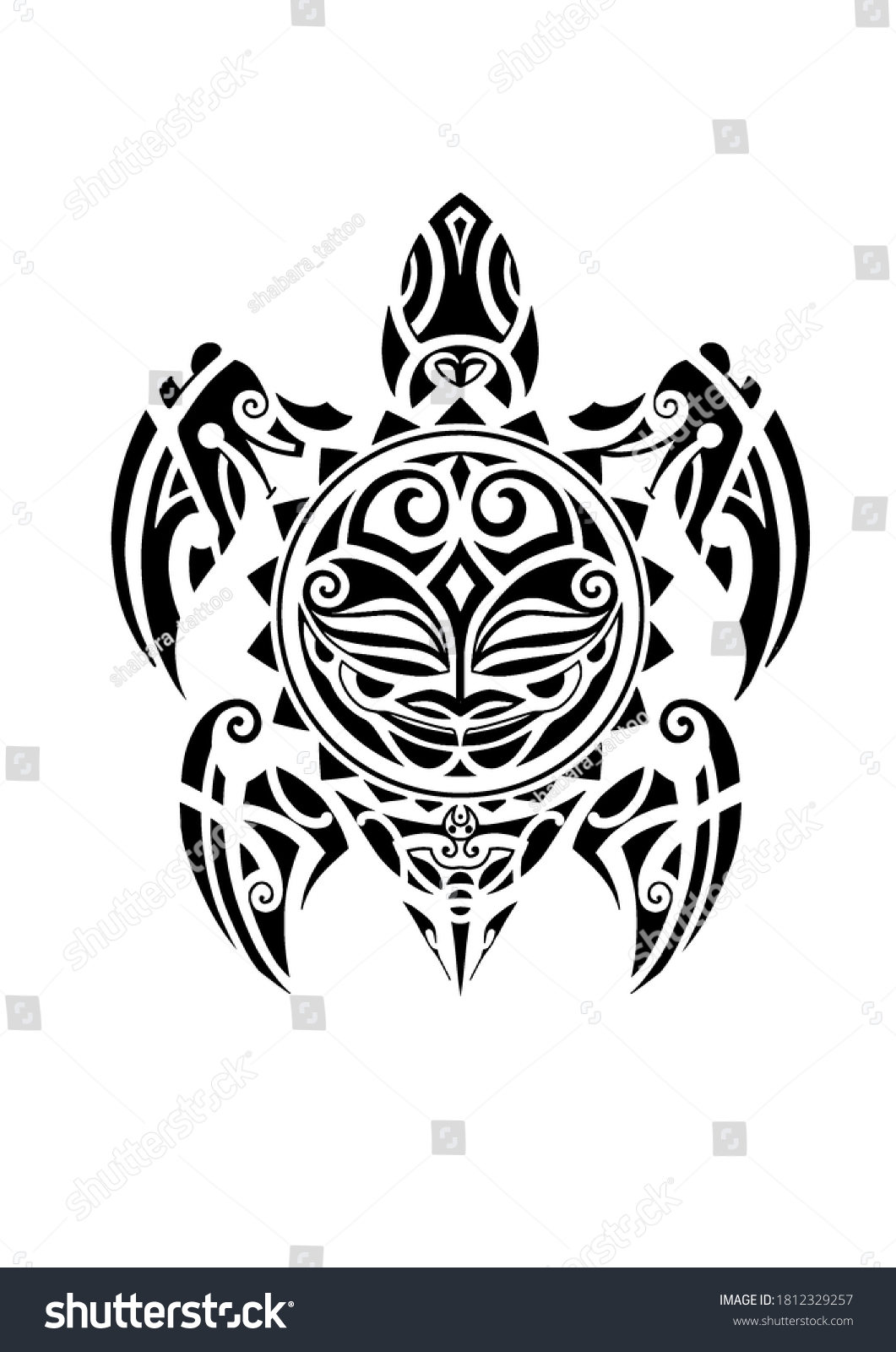 2,393 Tribal Tattoo Turtle Images, Stock Photos & Vectors | Shutterstock