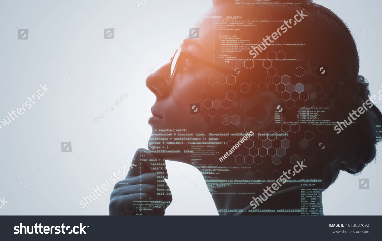 Ai Artificial Intelligence Concept Deep Learning Stock Photo 1813037692 ...