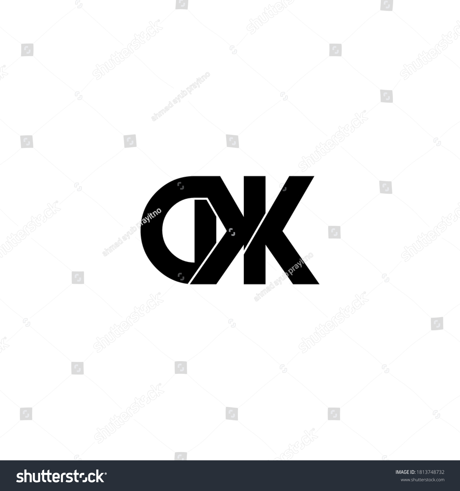 Dkk Letter Original Monogram Logo Design Stock Vector (Royalty Free ...