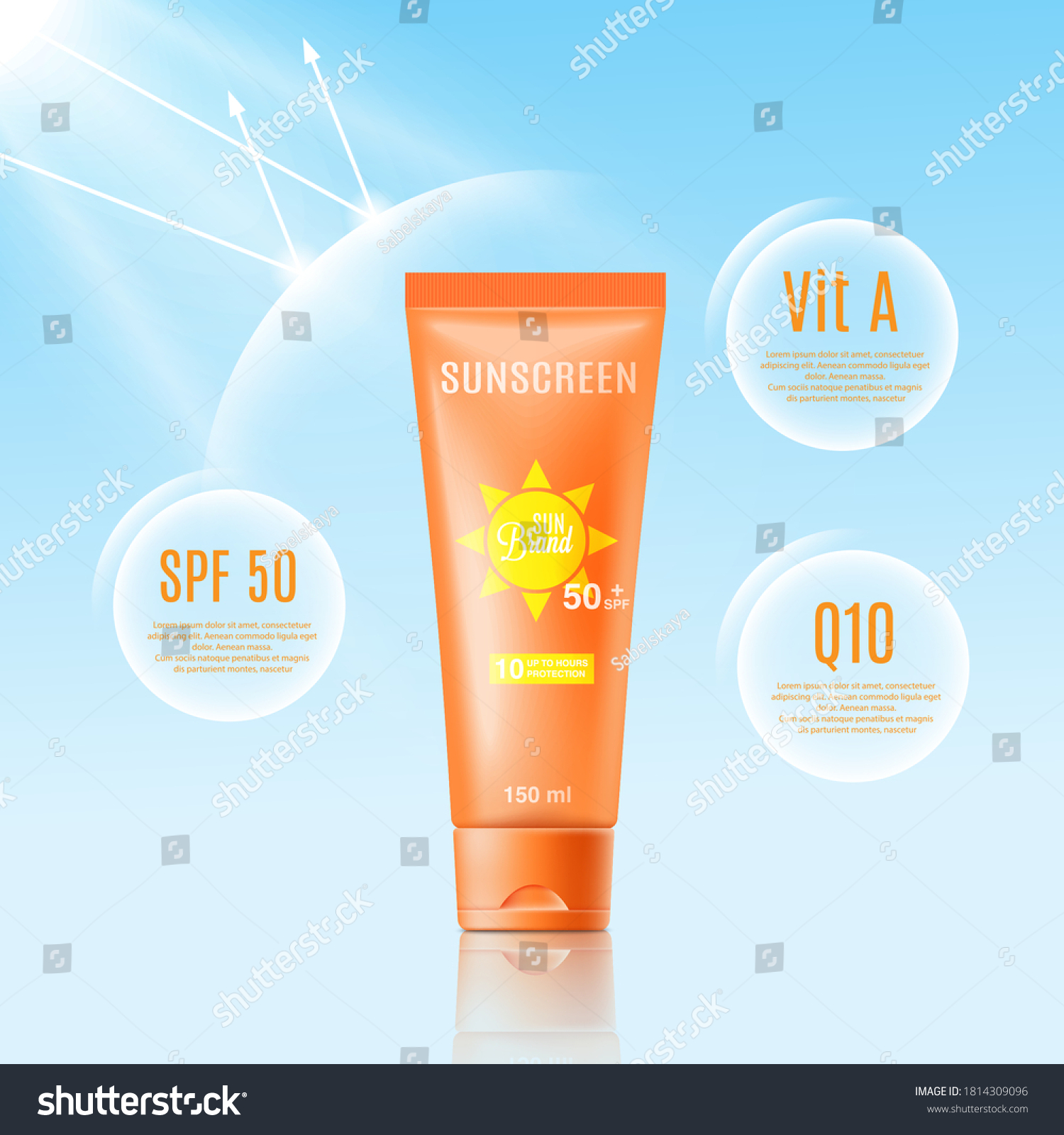 sun rays protection cream