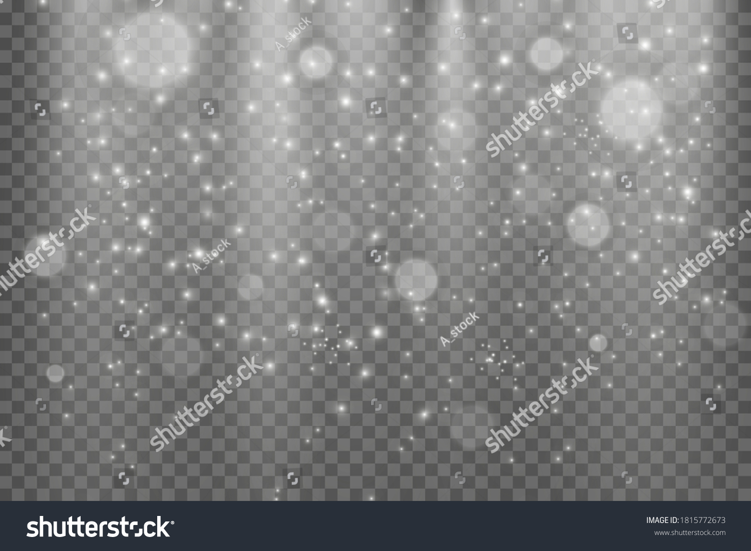 Bokeh Lights Effect Isolated On Transparent Stock Vector (Royalty Free ...