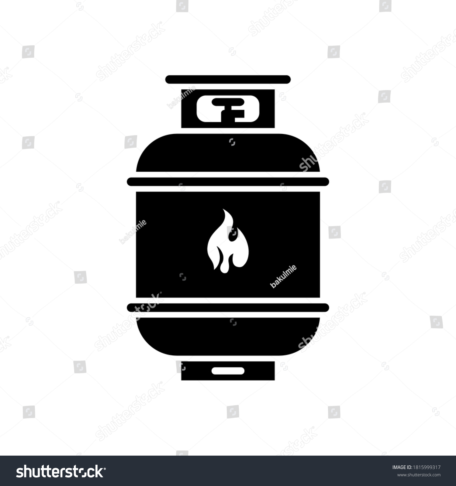 Gas Tank Icon Vector Sign Symbols Stock Vector (Royalty Free ...