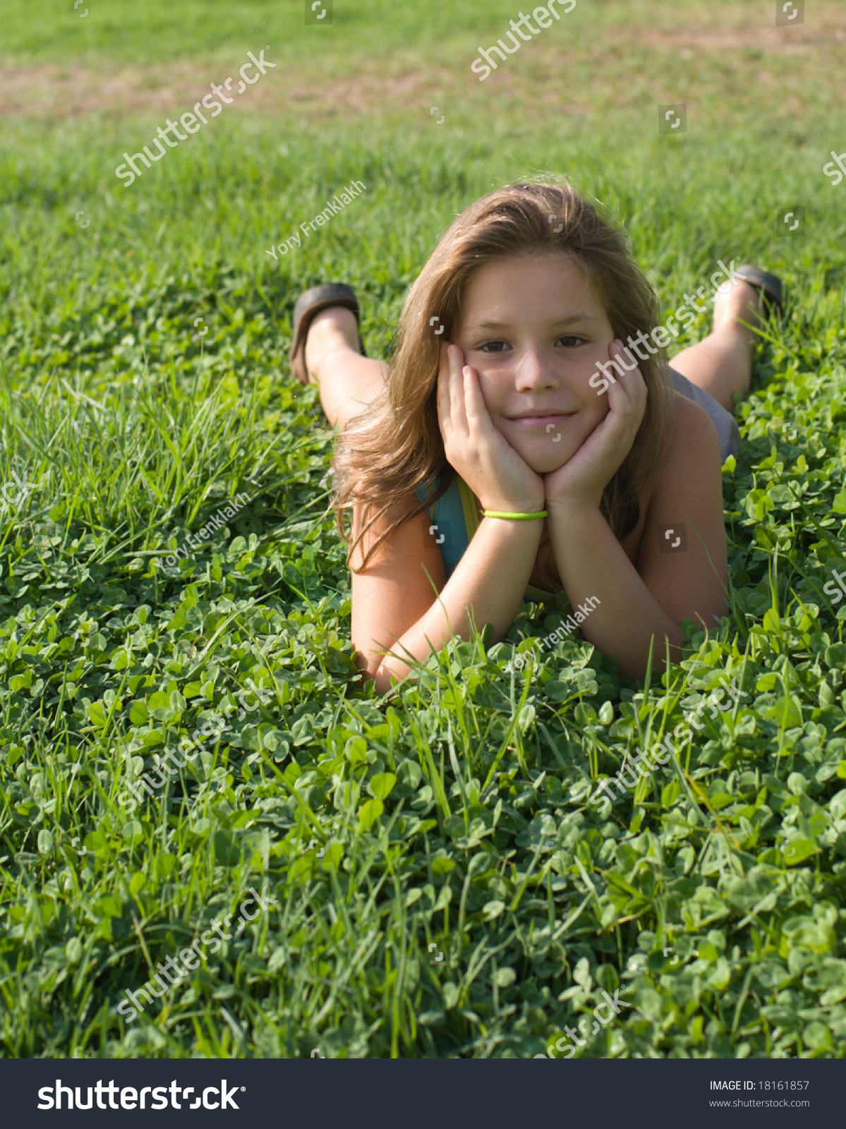 Little Girls Playing Park Stock Photo 18161857 | Shutterstock