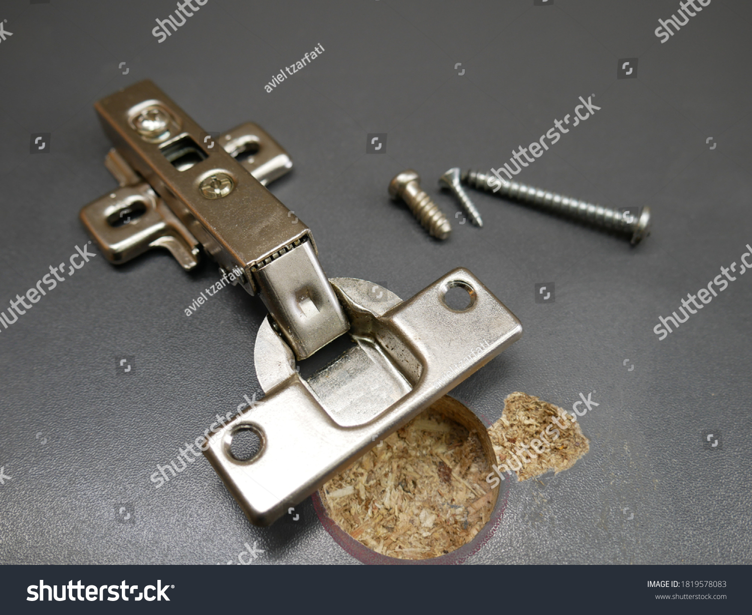 Closeup Broken Cabinet Hinge Stock Photo 1819578083 Shutterstock   Stock Photo A Close Up Of A Broken Cabinet Hinge 1819578083 