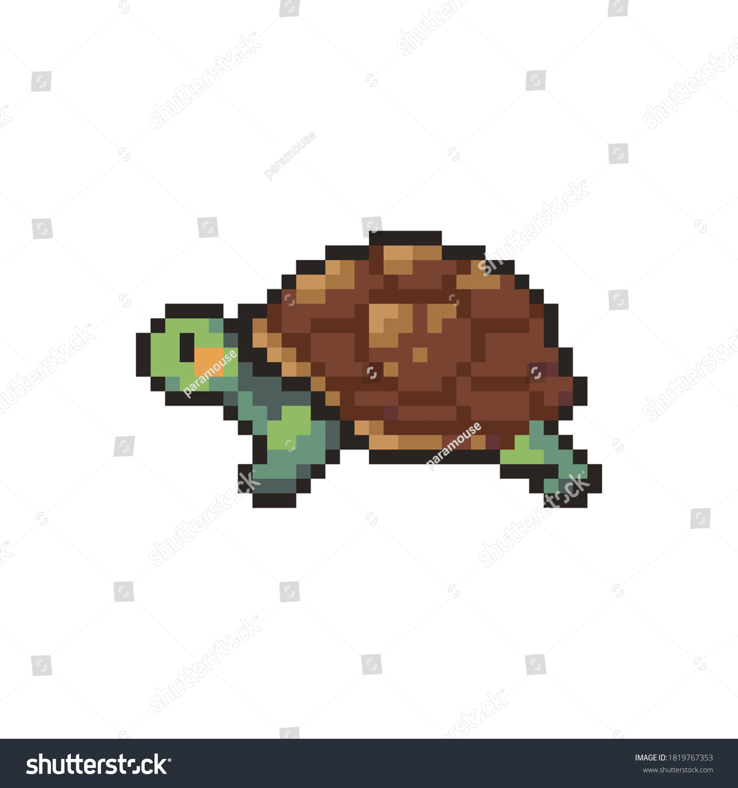 Пиксельная черепаха