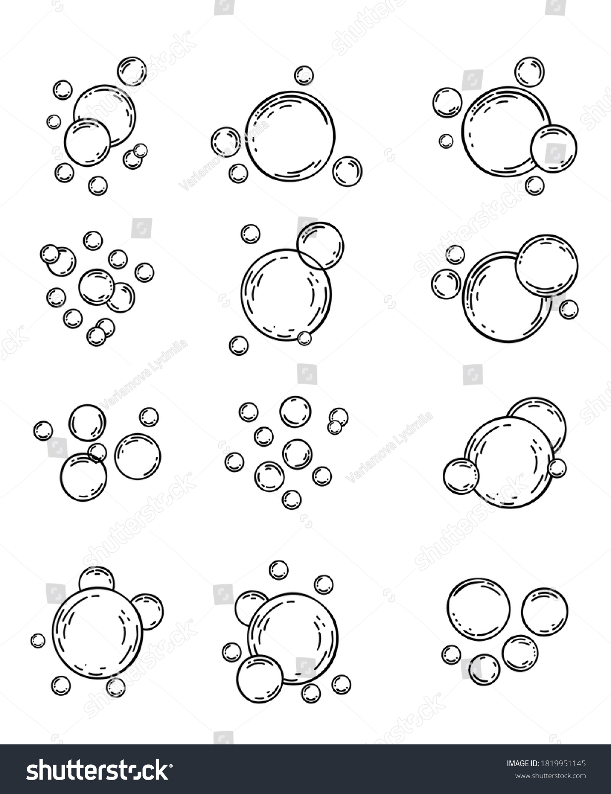 Мыльные пузыри рисунок