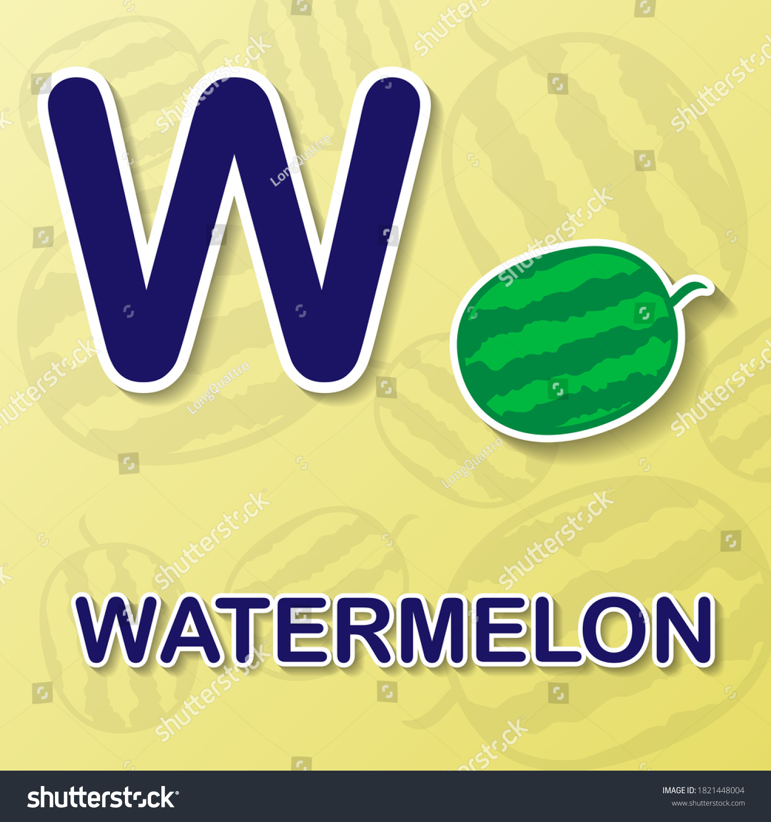 watermelon-symbol-letter-w-word-stock-illustration-1821448004-shutterstock