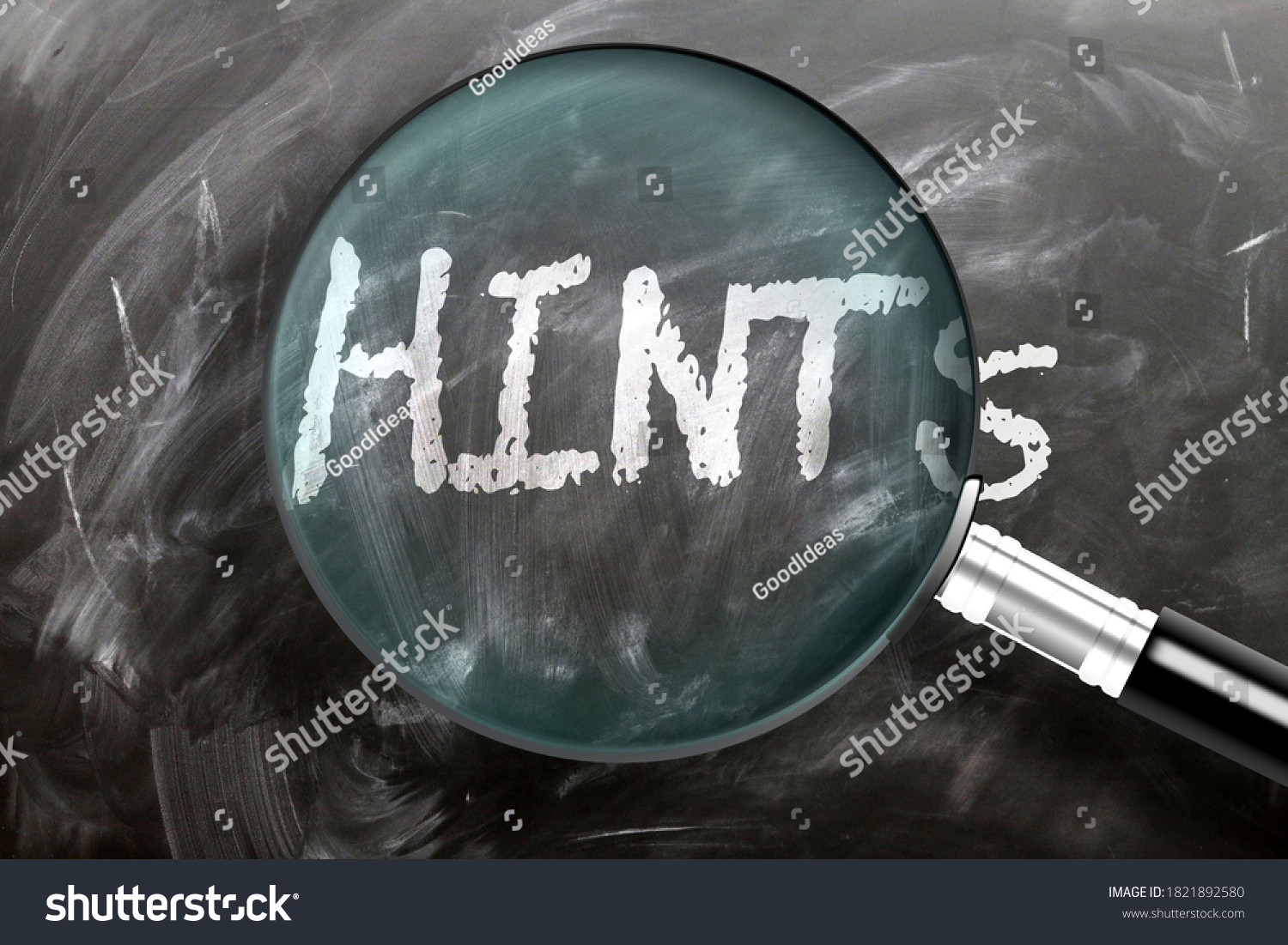 Learn Study Inspect Hints Pictured Magnifying Stock Illustration ...