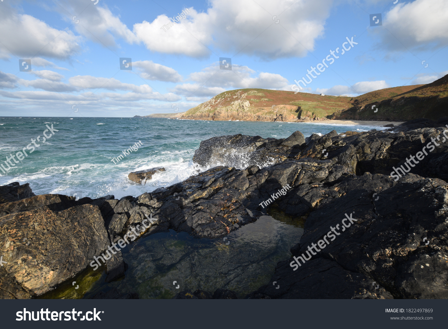 Rock Pool Boat Cove Pendeen Cornish Stock Photo 1822497869 | Shutterstock