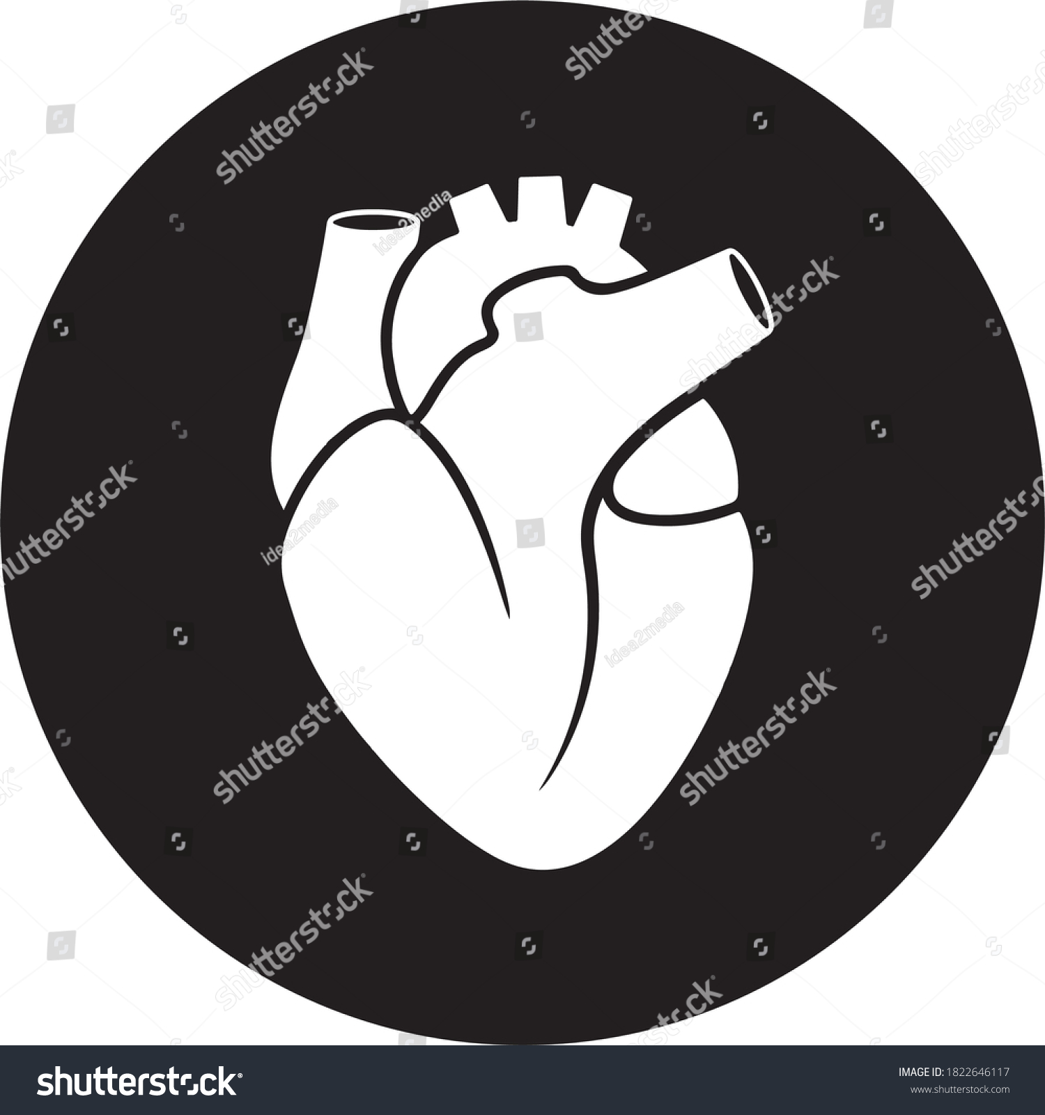 Heart Icon Medical Icon Set Heart Stock Vector (Royalty Free ...
